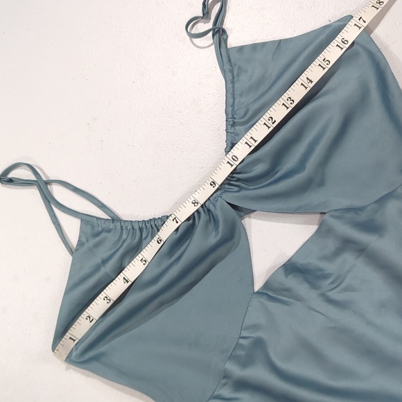 Petal & Pup Dress Womens Medium Blue Poppy Cutout Midi - Picture 8 of 10